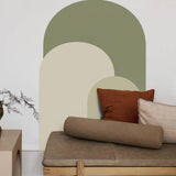 Maxbell Arch Wall Decal Modern Wall Art Decor Bedroom Kids Room Nursery Wall Sticker Green