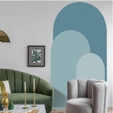 Maxbell Arch Wall Decal Modern Wall Art Decor Bedroom Kids Room Nursery Wall Sticker Blue