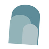 Maxbell Arch Wall Decal Modern Wall Art Decor Bedroom Kids Room Nursery Wall Sticker Blue