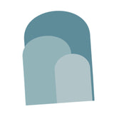 Maxbell Arch Wall Decal Modern Wall Art Decor Bedroom Kids Room Nursery Wall Sticker Blue