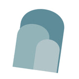 Maxbell Arch Wall Decal Modern Wall Art Decor Bedroom Kids Room Nursery Wall Sticker Blue