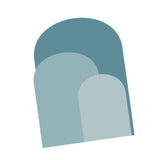 Maxbell Arch Wall Decal Modern Wall Art Decor Bedroom Kids Room Nursery Wall Sticker Blue