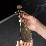 Maxbell Incense Burner Creative Ornament Pipa Shaped Ideal Gift Classical Home Decor