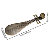 Maxbell Incense Burner Creative Ornament Pipa Shaped Ideal Gift Classical Home Decor