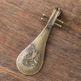 Maxbell Incense Burner Creative Ornament Pipa Shaped Ideal Gift Classical Home Decor
