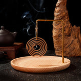 Maxbell Incense Burner Holder Wood Home Decoration for Spa Meditation Tea House