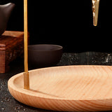 Maxbell Incense Burner Holder Wood Home Decoration for Spa Meditation Tea House