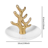 Maxbell Jewelry Storage Tray Resin Ring Dish for Bracelets Hair Accessories Necklace