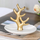 Maxbell Jewelry Storage Tray Resin Ring Dish for Bracelets Hair Accessories Necklace