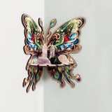 Maxbell Butterfly Corner Shelf Kitchen Toys Small Cute Decorative Shelf Wall Mounted