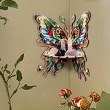 Maxbell Butterfly Corner Shelf Kitchen Toys Small Cute Decorative Shelf Wall Mounted