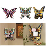 Maxbell Butterfly Corner Shelf Kitchen Toys Small Cute Decorative Shelf Wall Mounted