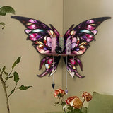 Maxbell Butterfly Corner Shelf Kitchen Toys Small Cute Decorative Shelf Wall Mounted