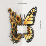 Maxbell Butterfly Corner Shelf Kitchen Toys Small Cute Decorative Shelf Wall Mounted