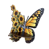 Maxbell Butterfly Corner Shelf Kitchen Toys Small Cute Decorative Shelf Wall Mounted