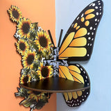Maxbell Butterfly Corner Shelf Kitchen Toys Small Cute Decorative Shelf Wall Mounted