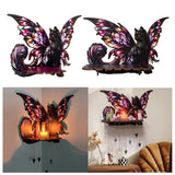 Maxbell Butterfly Wall Shelf Wall Mounted Cute Aesthetic Spiritual Gift for Bathroom Corner shelf