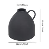 Maxbell Flower Vase Home Decor Rustic Flower Container for Entryway Bedroom Bathroom Upper opening 4cm