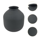 Maxbell Flower Vase Home Decor Rustic Flower Container for Entryway Bedroom Bathroom 14cmx17 cm