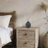 Maxbell Flower Vase Home Decor Rustic Flower Container for Entryway Bedroom Bathroom 14cmx17 cm