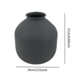Maxbell Flower Vase Home Decor Rustic Flower Container for Entryway Bedroom Bathroom 14cmx17 cm