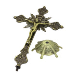 Maxbell Standing Crucifix Catholic Jesus on The Cross Statue for Prayers Table Altar