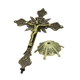 Maxbell Standing Crucifix Catholic Jesus on The Cross Statue for Prayers Table Altar
