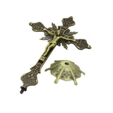 Maxbell Standing Crucifix Catholic Jesus on The Cross Statue for Prayers Table Altar