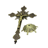 Maxbell Standing Crucifix Catholic Jesus on The Cross Statue for Prayers Table Altar