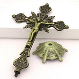 Maxbell Standing Crucifix Catholic Jesus on The Cross Statue for Prayers Table Altar