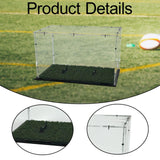 Maxbell Signed Football Display Case Transparent Sport Lover Memorabilia Ball Holder