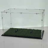 Maxbell Signed Football Display Case Transparent Sport Lover Memorabilia Ball Holder