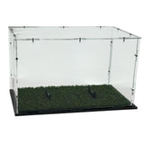 Maxbell Signed Football Display Case Transparent Sport Lover Memorabilia Ball Holder