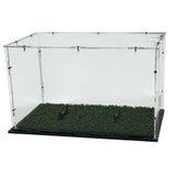 Maxbell Signed Football Display Case Transparent Sport Lover Memorabilia Ball Holder