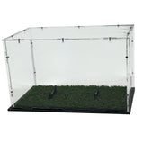 Maxbell Signed Football Display Case Transparent Sport Lover Memorabilia Ball Holder