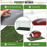 Maxbell Signed Football Display Case Transparent Sport Lover Memorabilia Ball Holder