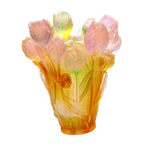 Maxbell Flower Vase Floral Container Artistic Tulip Vase for Bedroom Mantel Entrance