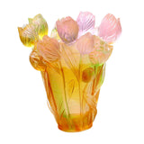 Maxbell Flower Vase Floral Container Artistic Tulip Vase for Bedroom Mantel Entrance