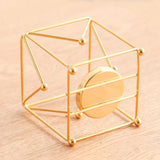 Maxbell Metal Essential Oil Burner Fragrance Aroma Diffuser for Spa golden