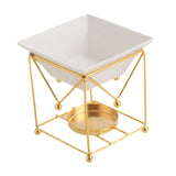 Maxbell Metal Essential Oil Burner Fragrance Aroma Diffuser for Spa golden