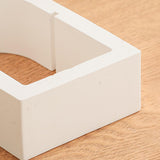 Maxbell Tealight Candle Holder Decorative Essential Oil Burner for Hotel Wedding SPA White and Black