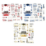Maxbell Graduation Party Decorations for University High School Photo Supplies Red