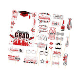Maxbell Graduation Party Decorations for University High School Photo Supplies Red