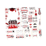 Maxbell Graduation Party Decorations for University High School Photo Supplies Red