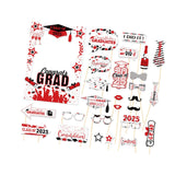 Maxbell Graduation Party Decorations for University High School Photo Supplies Red