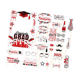 Maxbell Graduation Party Decorations for University High School Photo Supplies Red