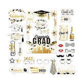 Maxbell Graduation Party Decorations for University High School Photo Supplies Gold