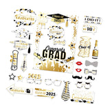 Maxbell Graduation Party Decorations for University High School Photo Supplies Gold