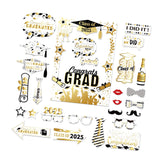 Maxbell Graduation Party Decorations for University High School Photo Supplies Gold