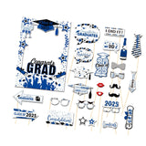 Maxbell Graduation Party Decorations for University High School Photo Supplies Blue